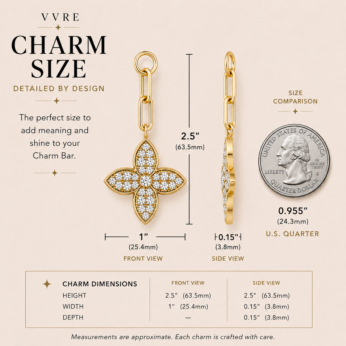 In Bloom | Pavé Floral Charm
