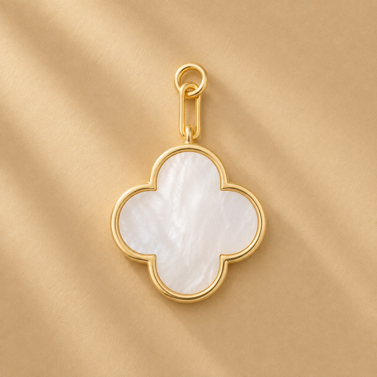Pearl Muse | Mother-of-Pearl Quatrefoil Charm