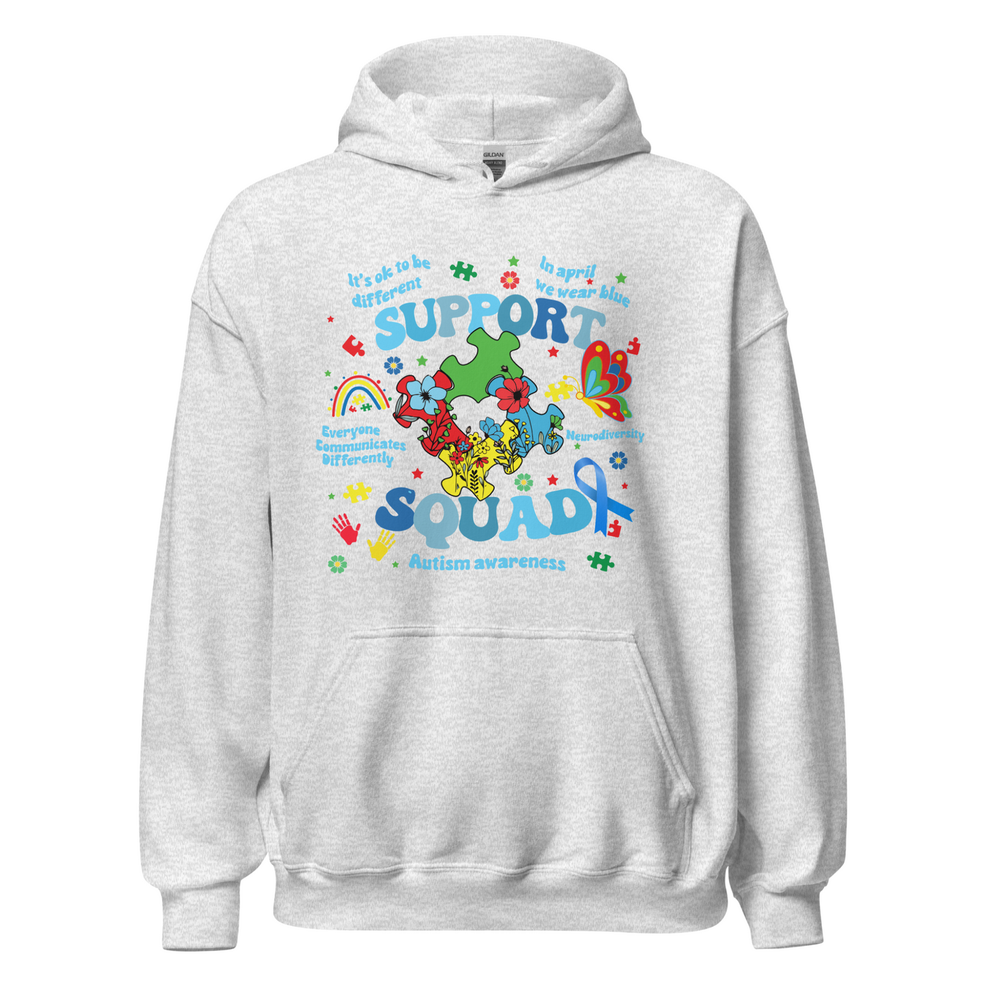 Support Squad Hoodie- Floral