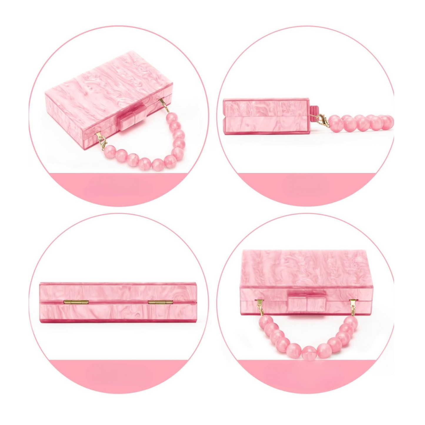 Love Story Acrylic Clutch