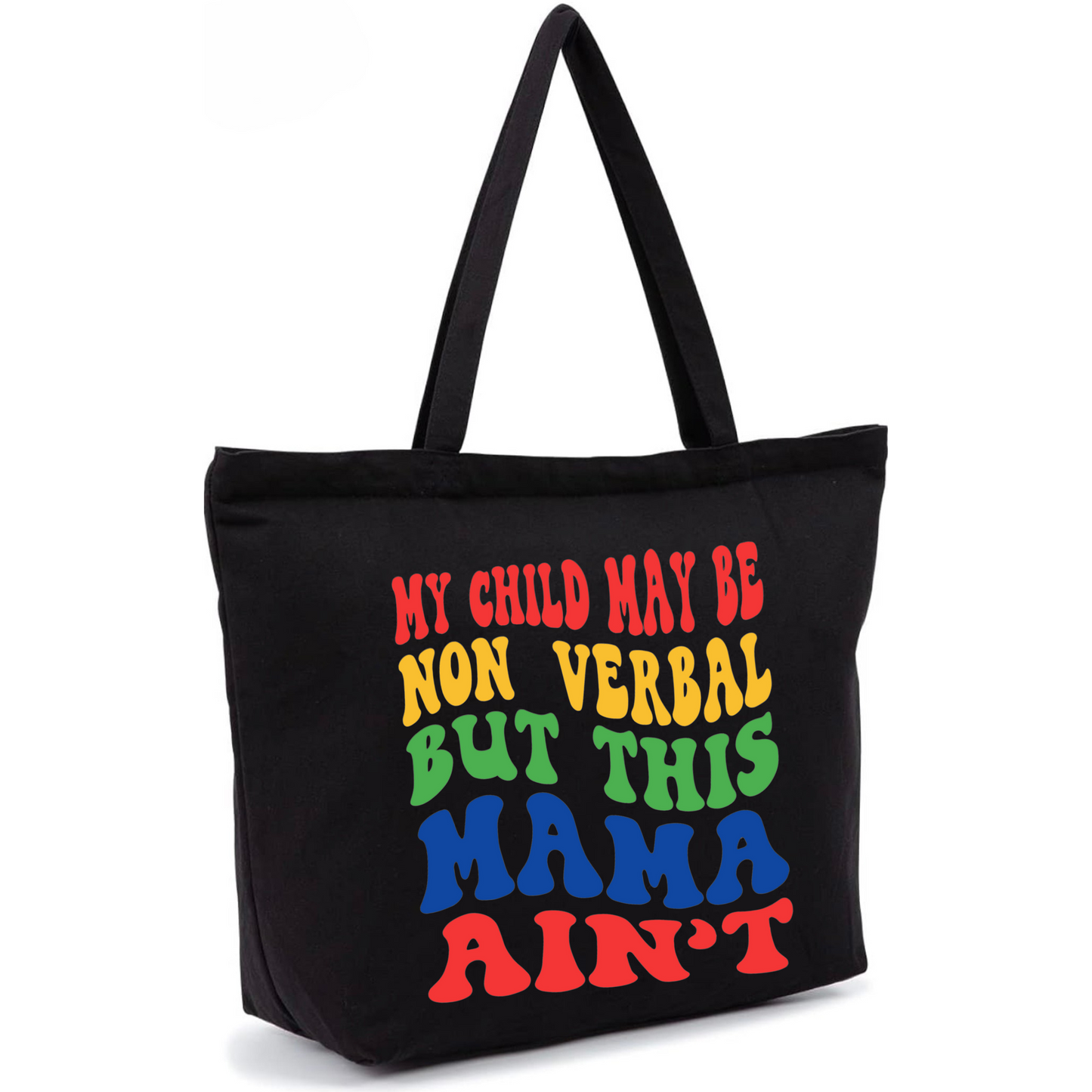 Autism Awareness- Canvas Shopper Bag