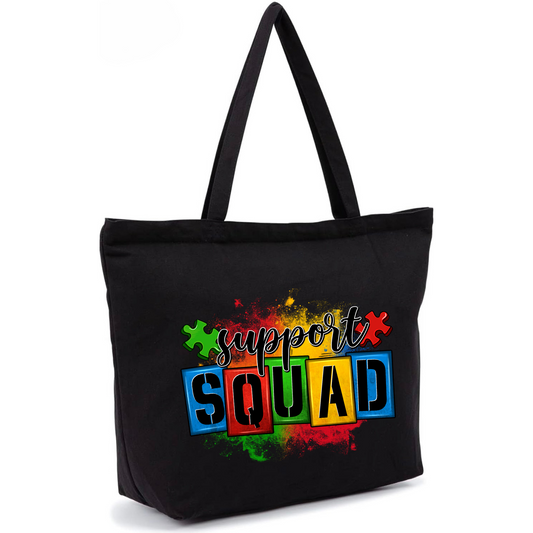 Autism Awareness- Canvas Shopper Bag