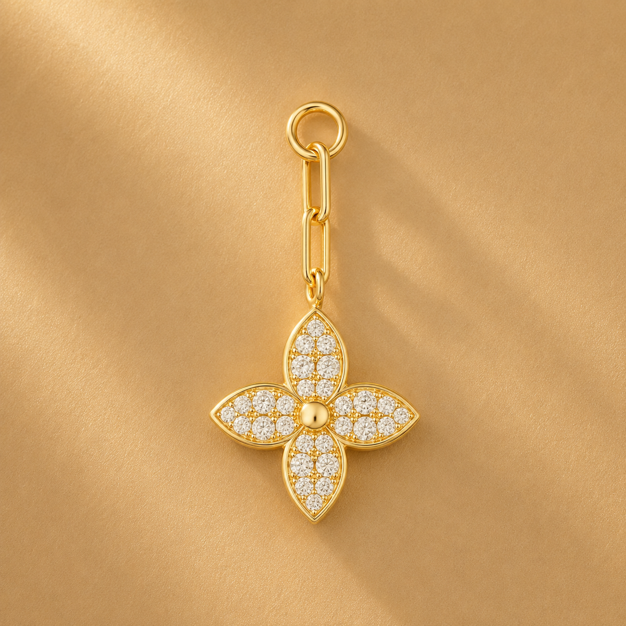 In Bloom | Pavé Floral Charm