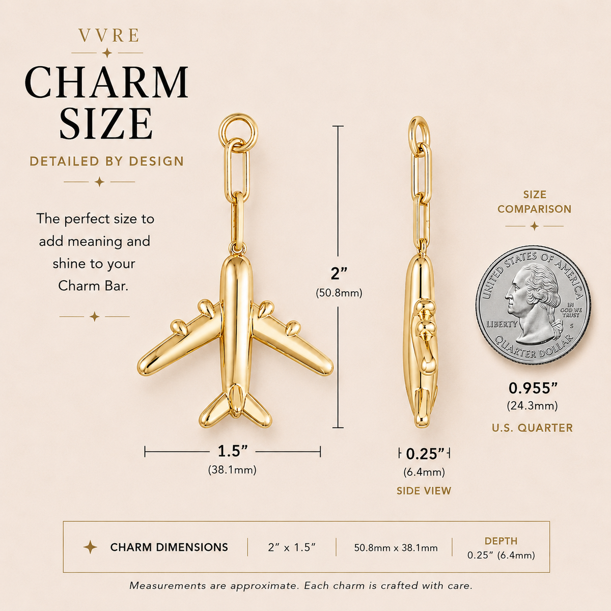 First Class | Plane Charm