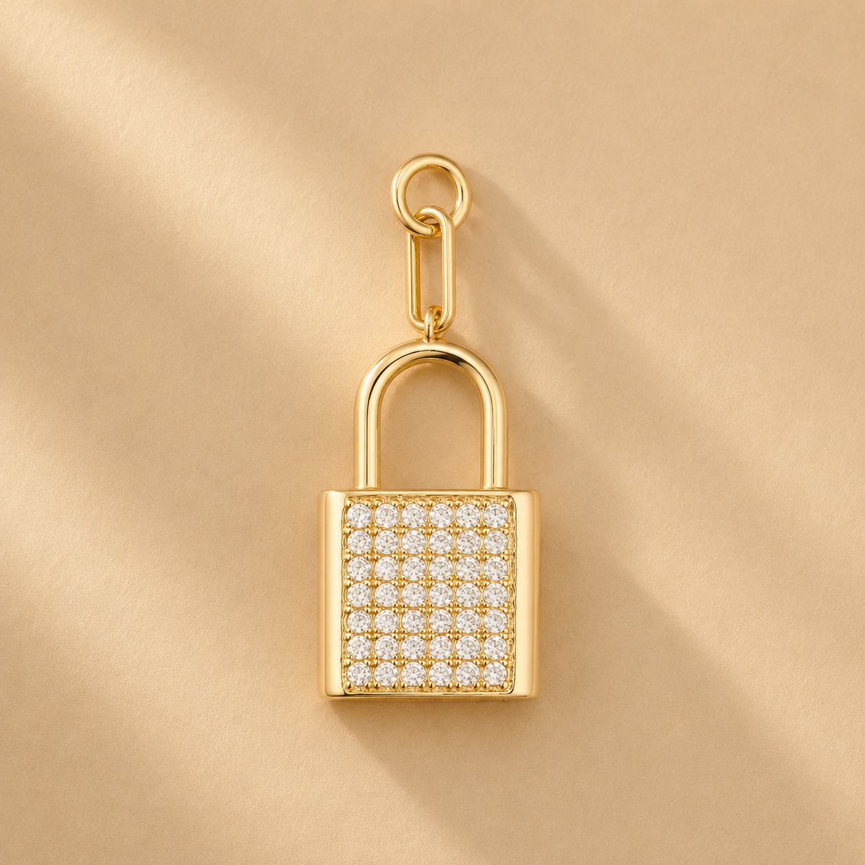 Locked In | Pavé Lock Charm
