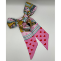 Twilly Scarf – Pink Heart & Gold Baroque