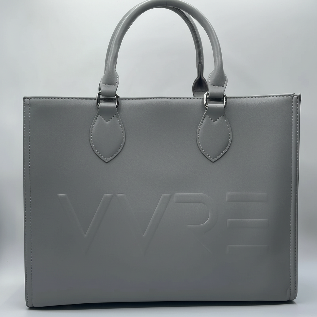 Signature Tote- Stone